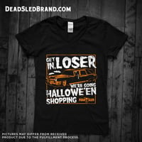 Image 1 of Get In Loser Halloween 2021 Edition Unisex V-Neck T-Shirt