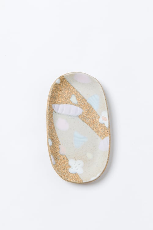 Image of Candy Pastel Flowers - Small Oval Dish