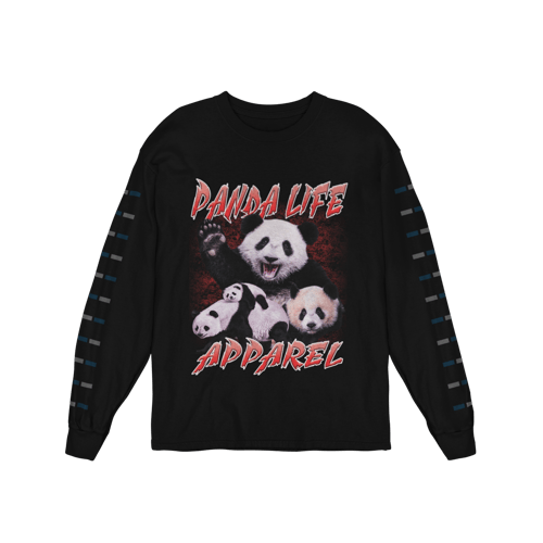Image of Panda Bear 90s Rap tshirt #2