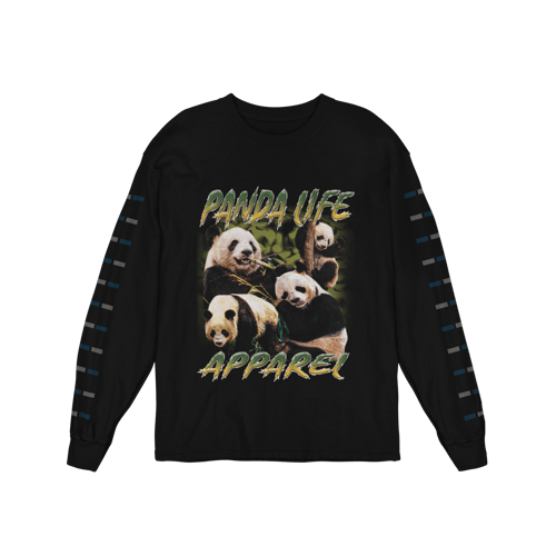 Image of Panda Bear 90s Rap tshirt #3