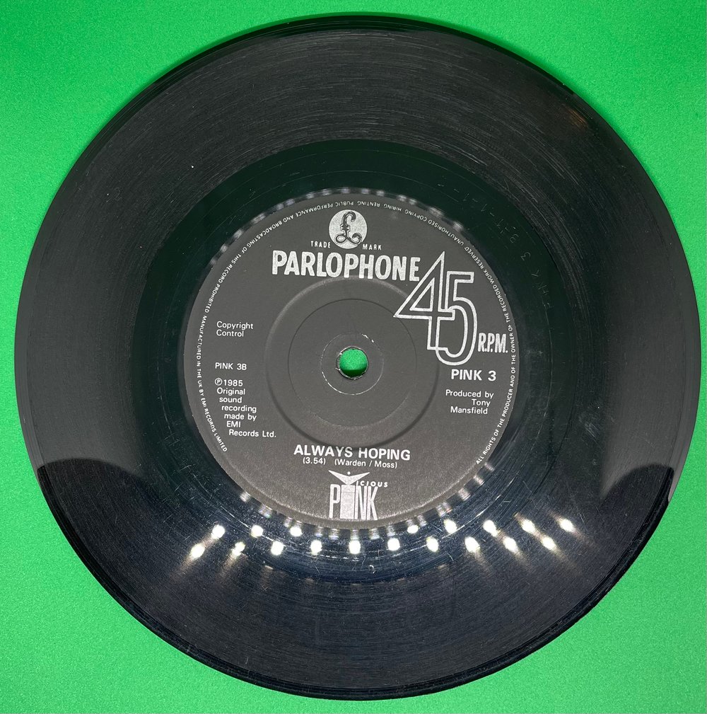 Vicious Pink - Take Me Now 1986 7” 45rpm