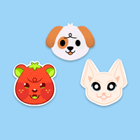 Pup & Friends Stickers