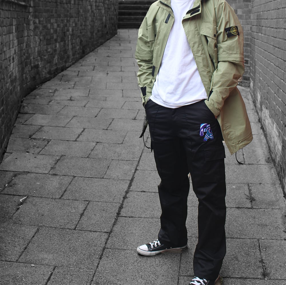Ocean Ripple Cargo Trousers
