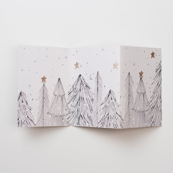Image of Concertina Hand Finished Card