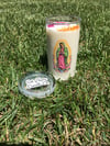 Pink Guadalupe Candle 