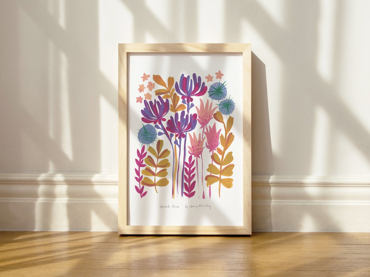 'Upward Bloom' Giclee art print