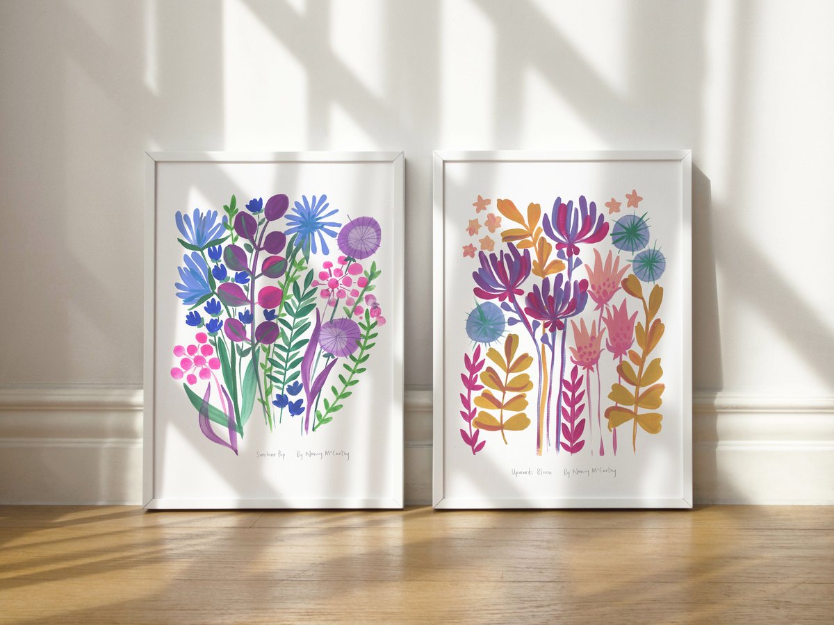 'Sunshine Pop' and 'Upward Bloom' double print offer!