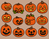 Halloween Pumpkin Stickers