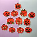 Halloween Pumpkin Stickers