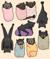 Fruit Bat Stickers (Charity)