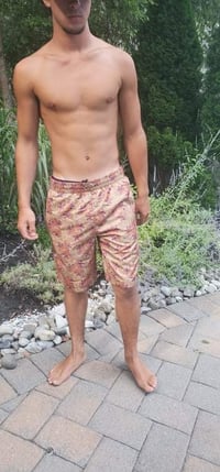 Image 3 of Brown Billy Bear Men’s Swim Trunks