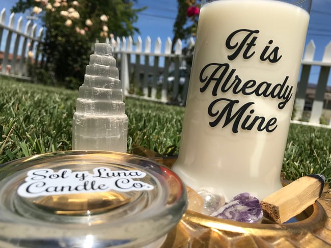 It Is Already Mine Manifestation Candle 