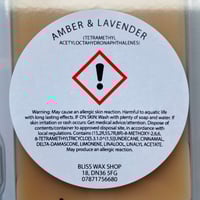 Image 2 of  AMBER & LAVENDER Wax Melts Snap Bar Highly Scented Home Fragrance