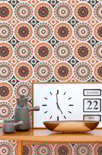 Image 1 of Darjeeling Wallpaper - Harvest Orange