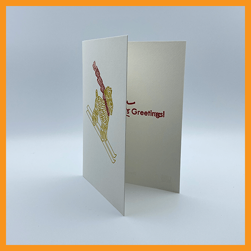 Image of WHEATEN SKIS - SINGLE CARD