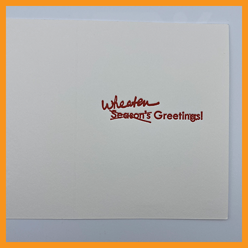 Image of WHEATEN SKIS - SINGLE CARD