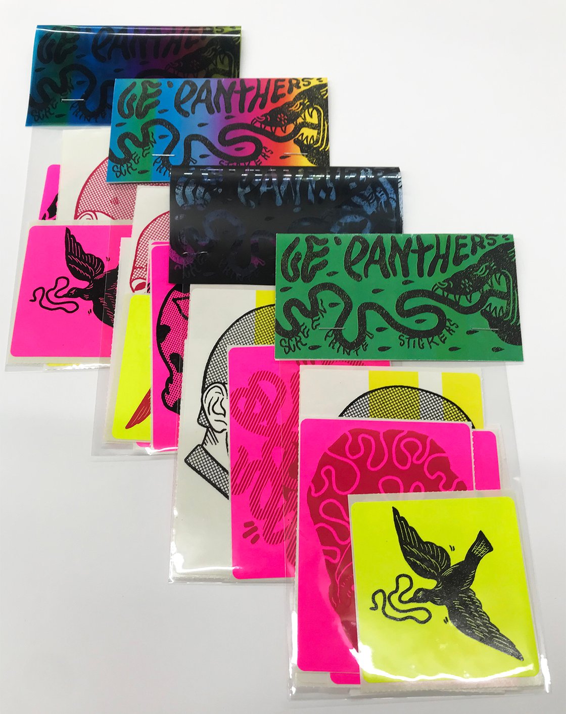 Image of Limited Edition Screen Printed Sticker Pack (Second Edition)