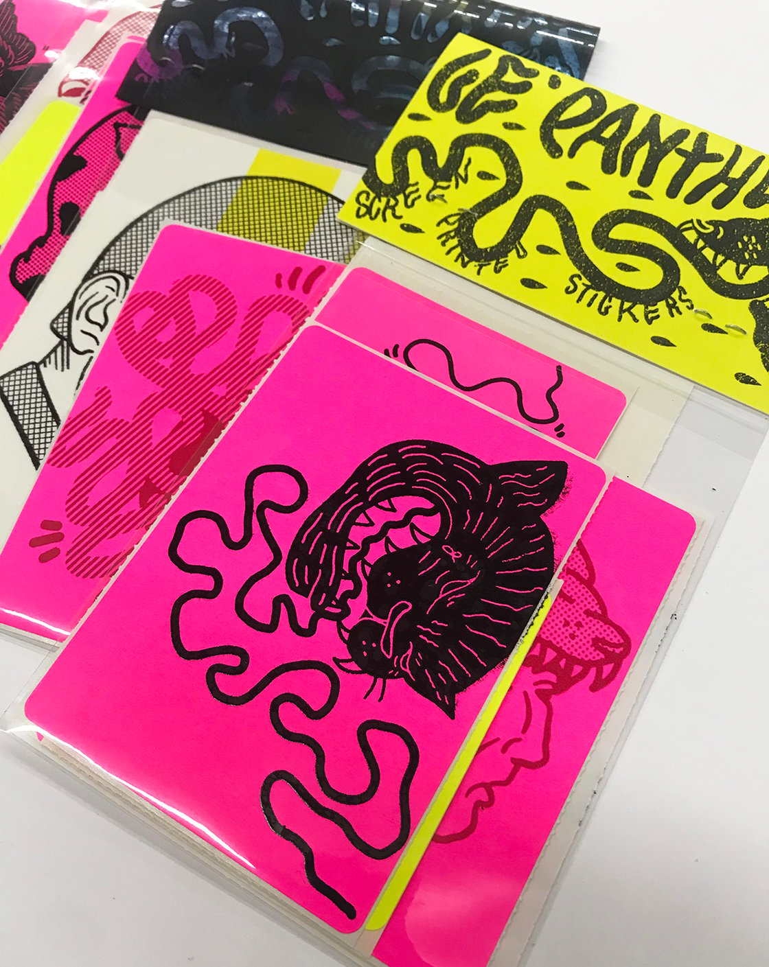 Image of Limited Edition Screen Printed Sticker Pack (Second Edition)