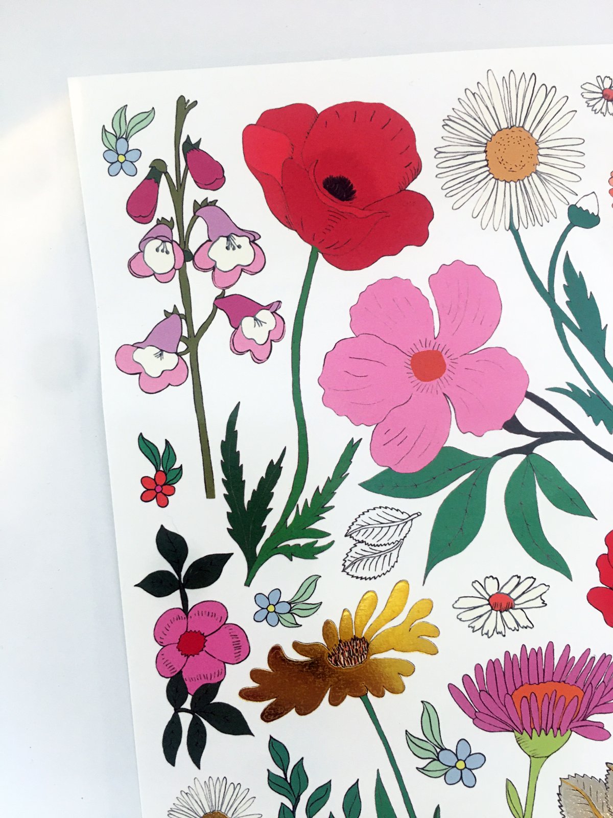 **NEW** Flowers A5 Temporary Tattoos