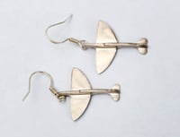 Image 2 of Earrings | Trench Art Spitfire | silver