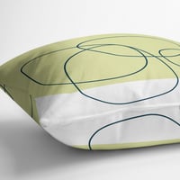 Image 2 of Rock Garden No. 3 Square Throw Pillow in Light Yellow