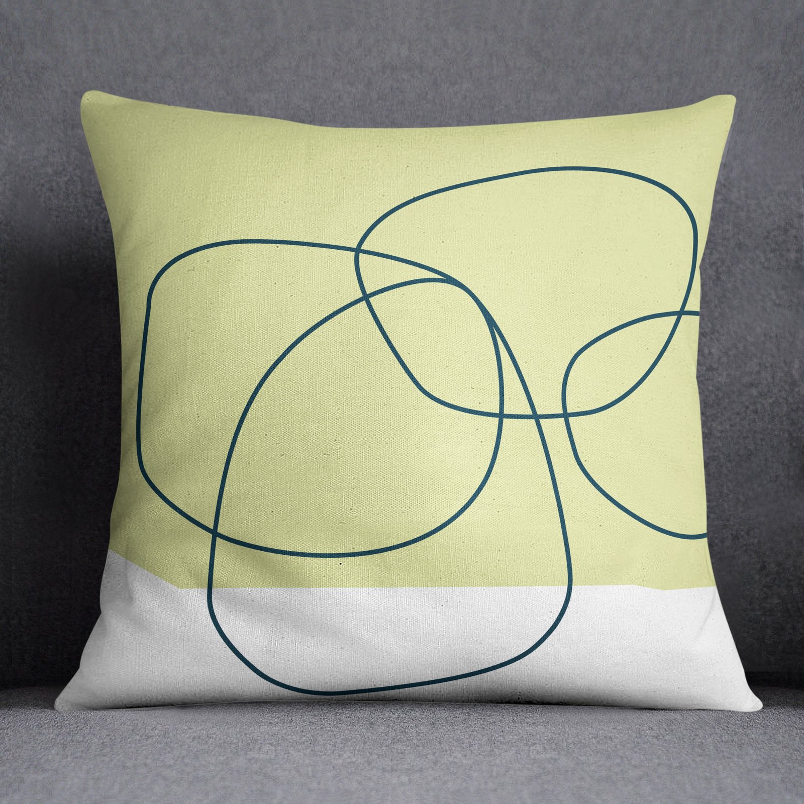 Yellow green throw hot sale