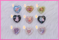 Image 4 of resin heart pins (new!)