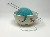 Image 1 of Owl Decorated Medium Yarn Bowl