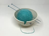 Image 4 of Owl Decorated Medium Yarn Bowl