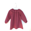 Mavie Bluse- berry popeline