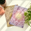 Purple Mandala Lino Print