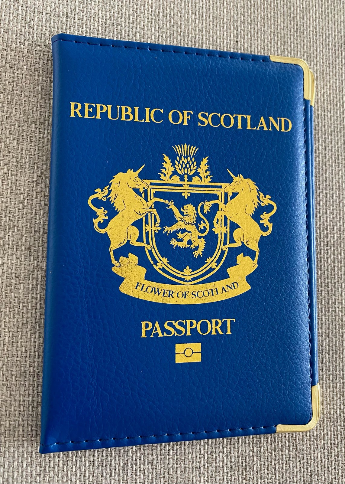 REPUBLIC OF SCOTLAND PASSPORT COVER Simply Scottish Stuff   PASSPORT 1 