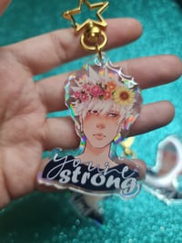 Image 1 of Bakugo floral crown - you're strong