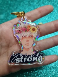 Image 2 of Bakugo floral crown - you're strong