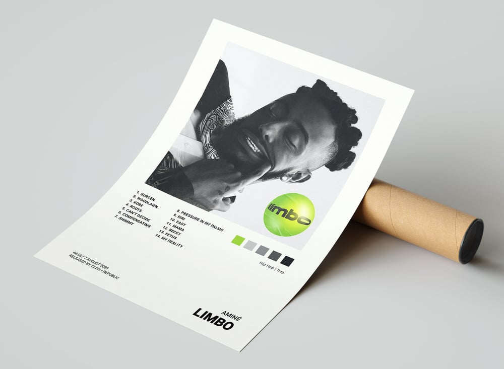Amine  - Limbo Album Cover Poster