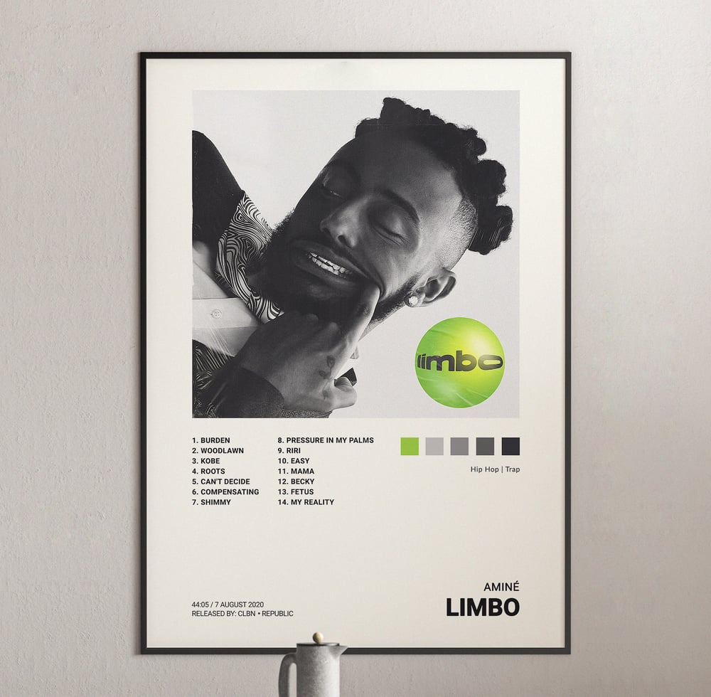 Amine  - Limbo Album Cover Poster