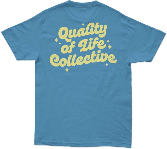 Standard Logo Tee in Slate Blue