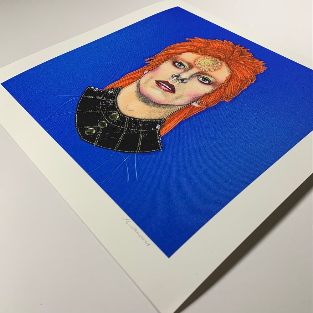 'Ziggy Stardust' Print by Jane Sanders (Signed Limited Edition)