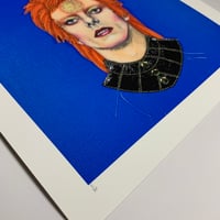 Image 3 of 'Ziggy Stardust' Print by Jane Sanders (Signed Limited Edition)