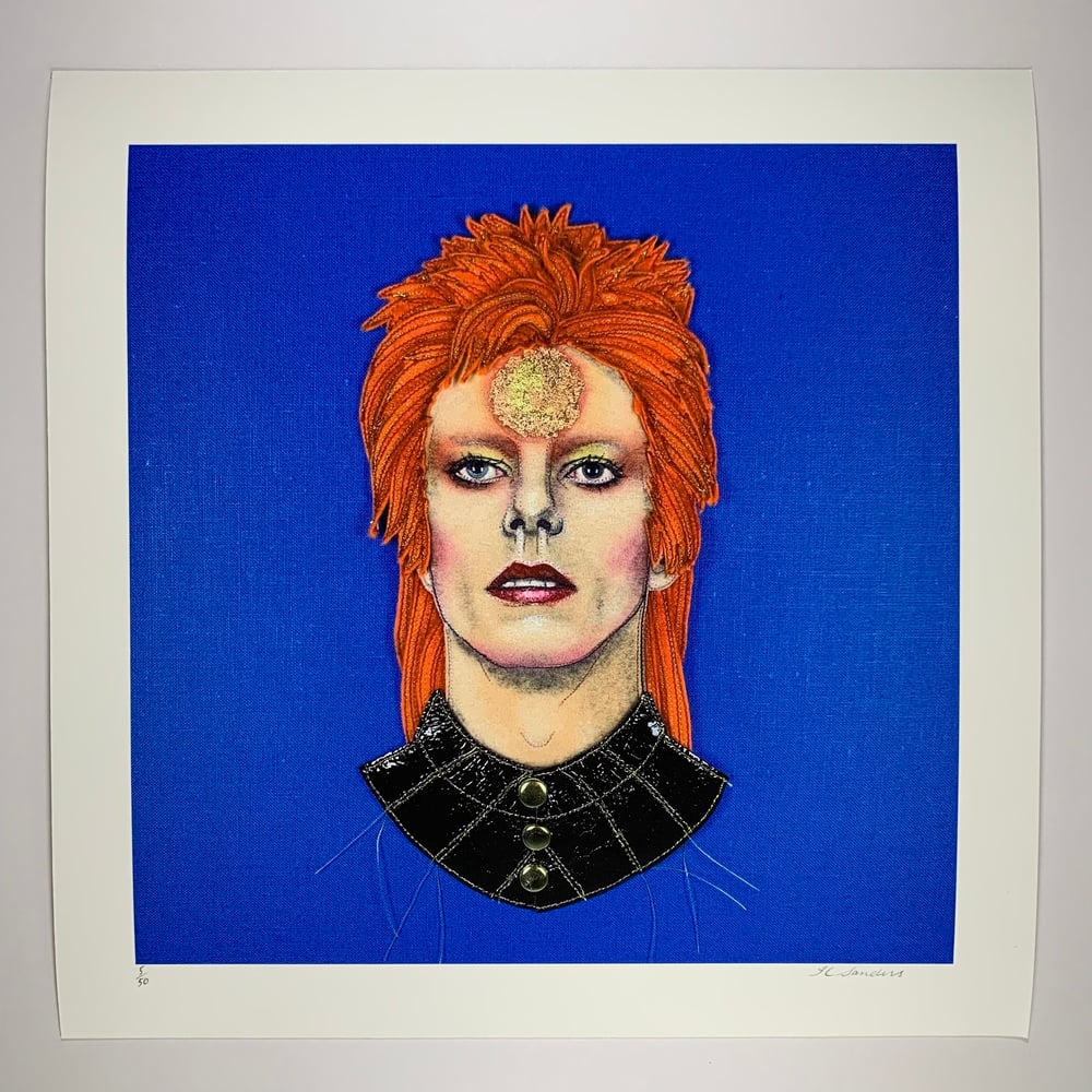 'Ziggy Stardust' Print by Jane Sanders (Signed Limited Edition)