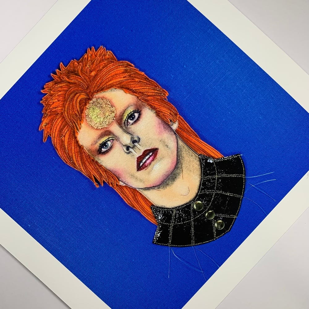 'Ziggy Stardust' Print by Jane Sanders (Signed Limited Edition)