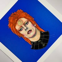 Image 5 of 'Ziggy Stardust' Print by Jane Sanders (Signed Limited Edition)