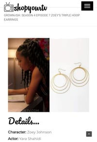 Image 2 of Circled, As Worn by Yara Shahidi on Grown-ish