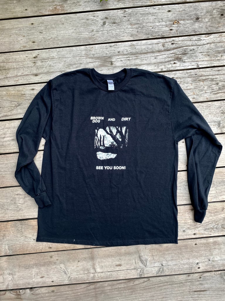 See You Soon Black Long Sleeves