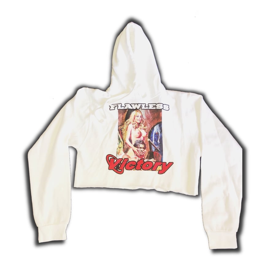 Image of Flawless Victory Cropped Hoodie