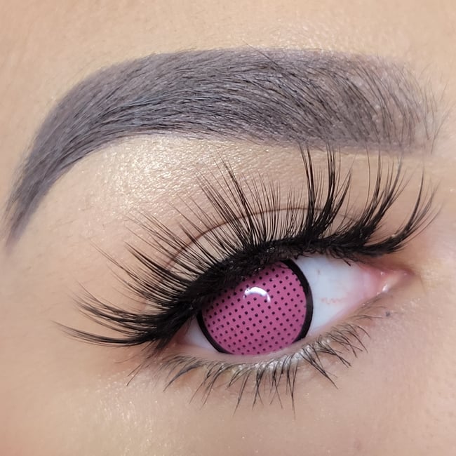 Pink Mesh Contacts 💗 The Delirious Unicorn Co