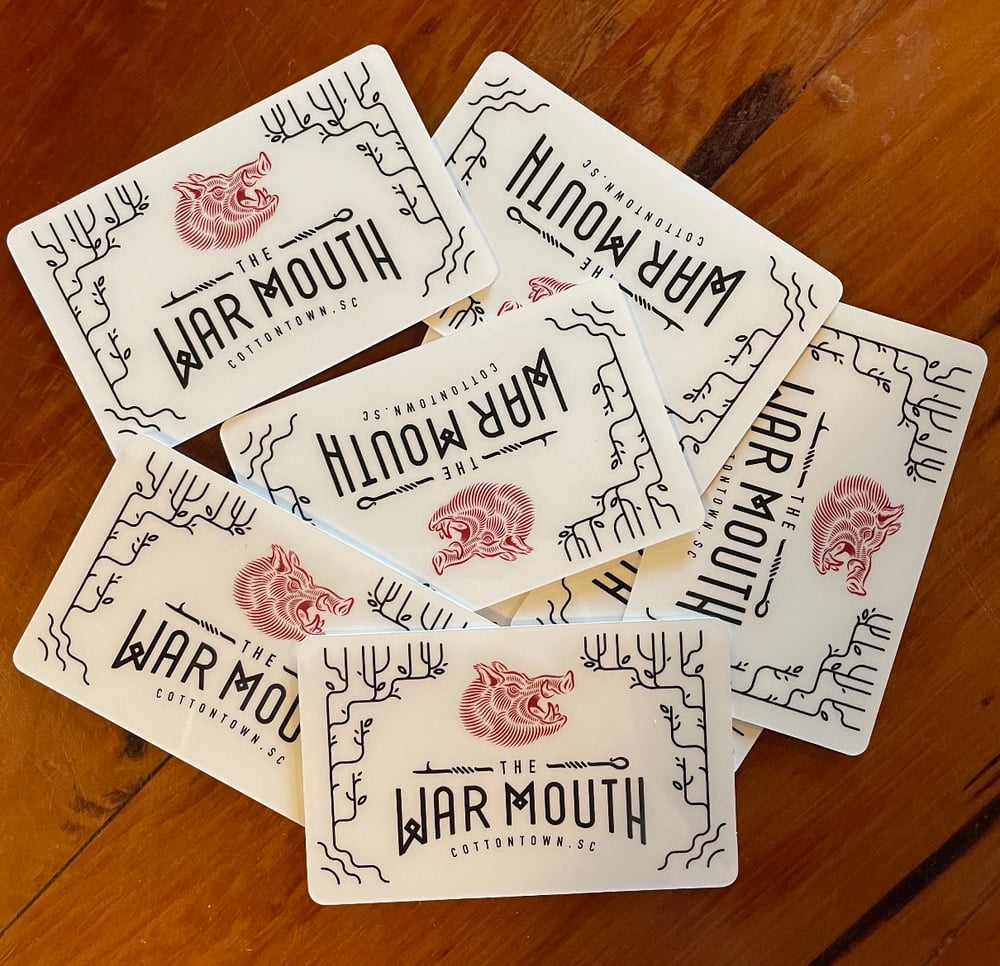 Image of War Mouth gift card