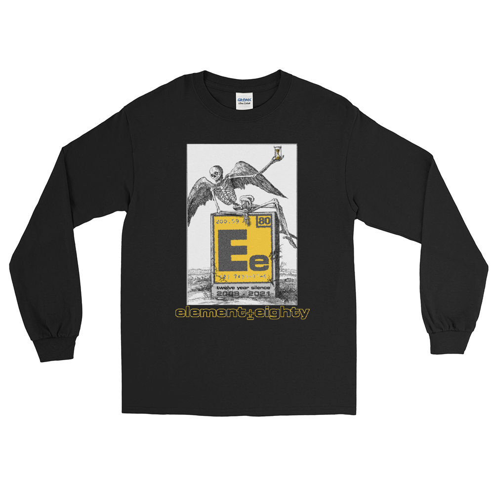 E80 Skeleton 12YS Logo Men’s Long Sleeve Shirt