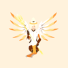 Gold Weapon Mercy Print