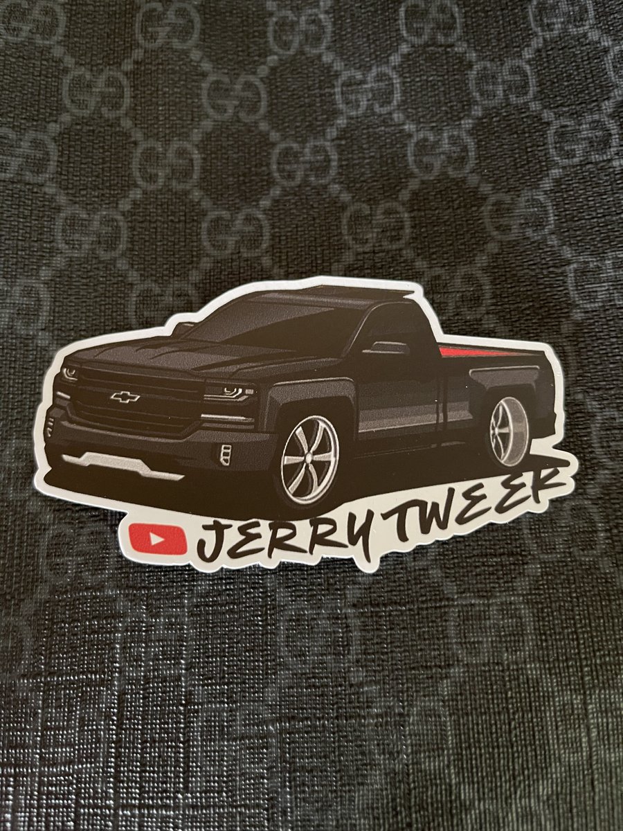 Show Truck Sticker | Jerry Tweek Merch